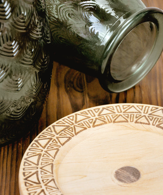 Jarrón de vidrio reciclado Altaro