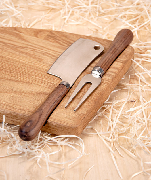 Tabla de quesos y cuchillo+tenedor | Invito