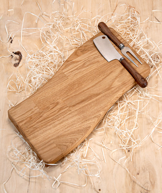 Tabla de quesos y cuchillo+tenedor | Invito