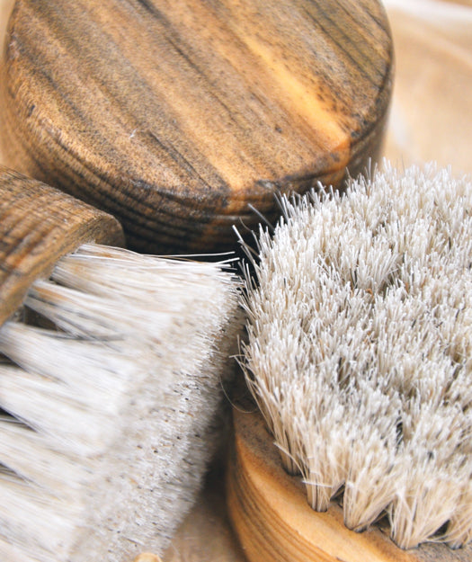 Cepillo de madera para exfoliación facial | Masaz