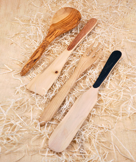 Pack de Utensilios de Cocina | Sartén + cucharón + tenedor + repostería