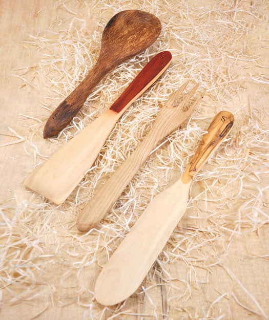 Pack de Utensilios de Cocina | Sartén + cucharón + tenedor + repostería