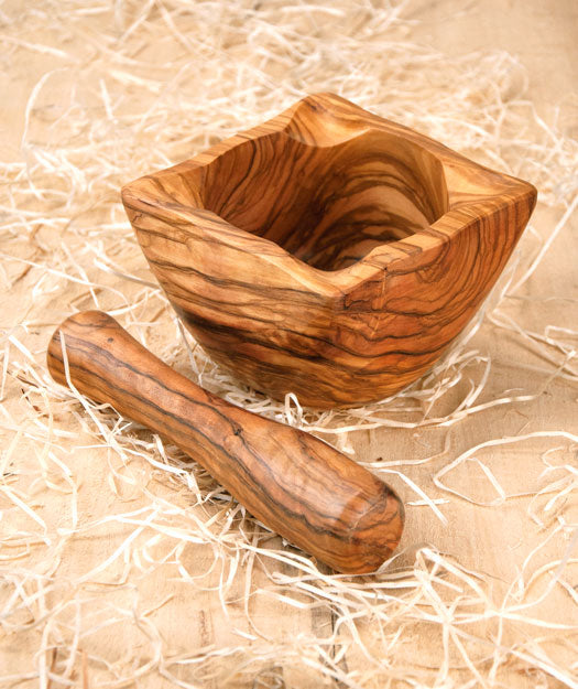 Mortero de madera de olivo | Disbati