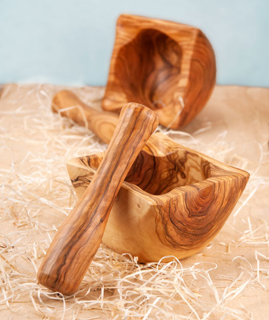 Mortero de madera de olivo | Disbati