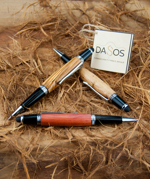 Bolígrafo de Madera | Leo Táctil - Dasos productos naturales