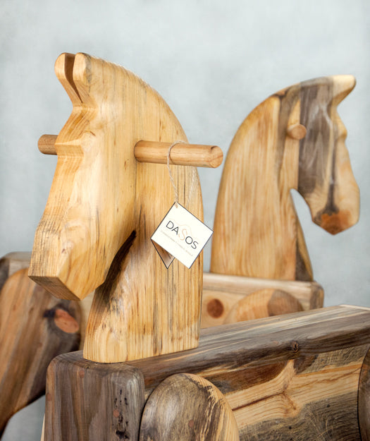 Caballo balancín de Madera | Ĉevalo