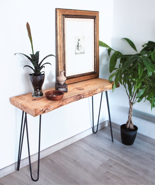 Mesa auxiliar de madera maciza | Ricevi