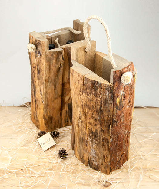 Caja para vino | Detalo 2 botellas - Dasos productos naturales