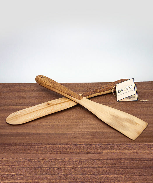 Juego de paletas de cocina, hechas a mano en madera de encina