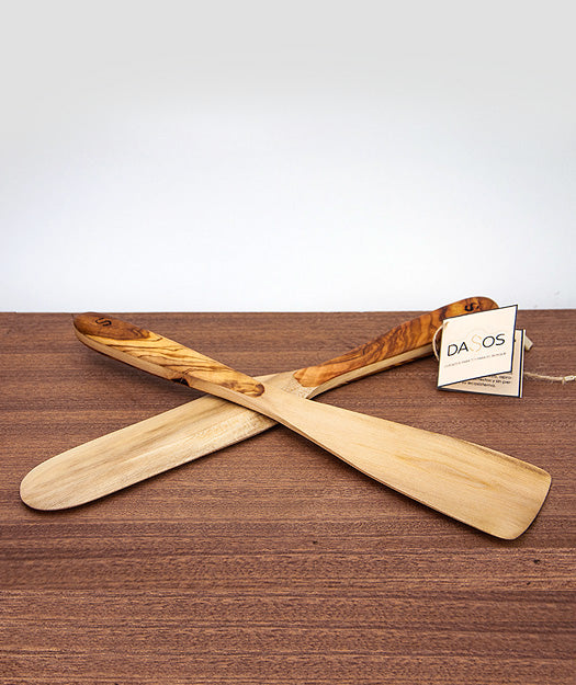 Juego de paletas de cocina, hechas a mano en madera de olivo