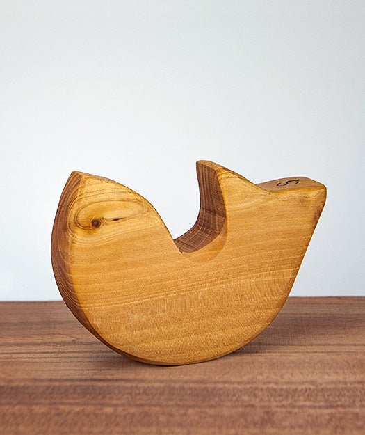 Juguete de Madera Artesanal | Pájaro Fiŝoj