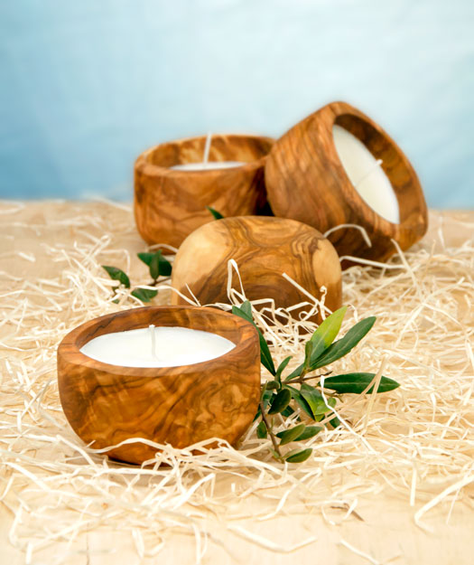 Vela cuenco de Madera | Lumo