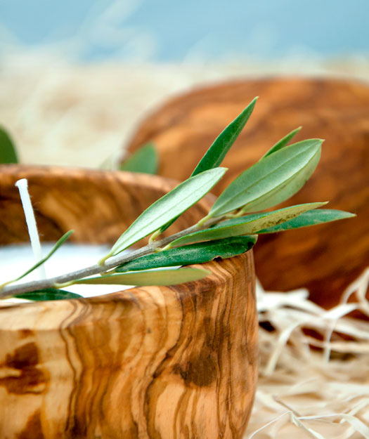 Vela cuenco de Madera | Lumo