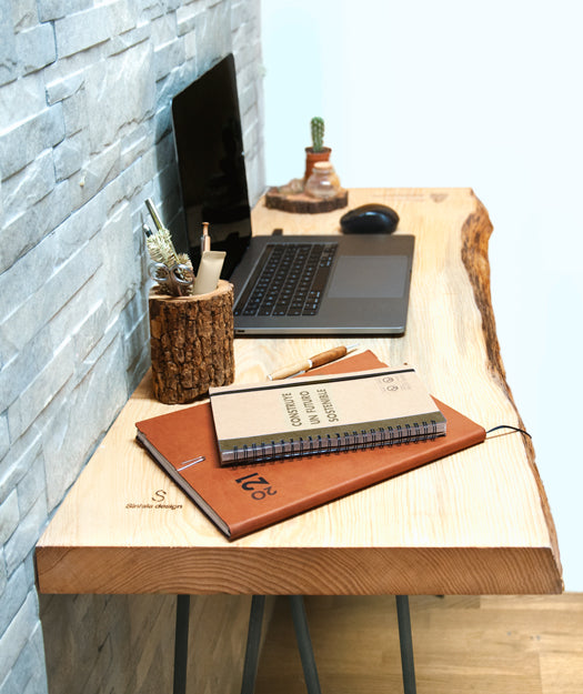 Escritorio de madera maciza | Skribi