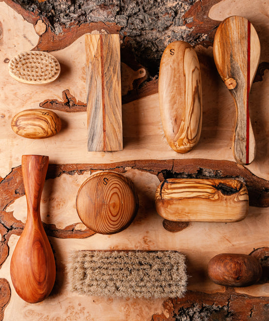 Cepillo vegano de Madera para Masajes | Korpo