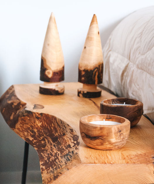 Vela cuenco de Madera | Lumo