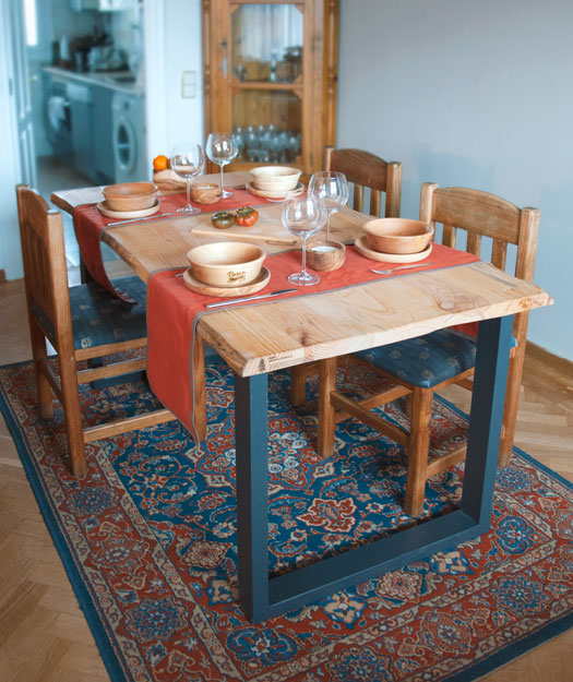 Mesa de comedor de madera maciza | Ofta