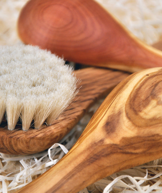 Cepillos de madera para masaje facial | Naos